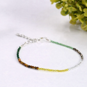 Dhan Yog Crystal Anklet