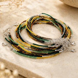 Dhan Yog Crystal Anklet Set