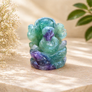 Fluorite Ganesha Idol