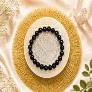 Natural Black Obsidian Bracelet