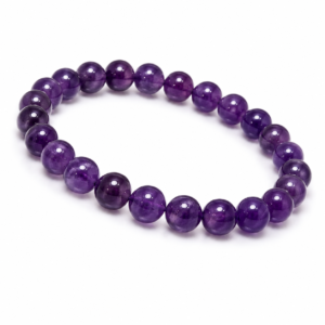 Natural Purple Amethyst Crystal Bracelet