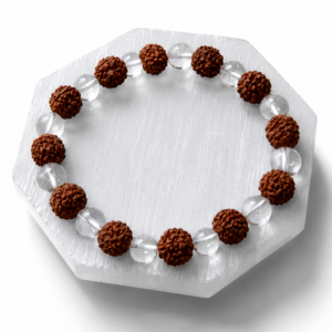 Rudraksha Sphatik Bracelet