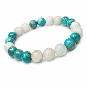 Turquoise & White Howlite Bracelet