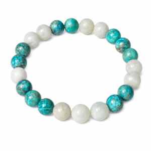 Turquoise & White Howlite Bracelet